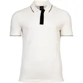 Armani Exchange pour homme. XM001285AF10366U0009 Polo idéal (XXL), Blanc, Casuel, Coton, Manche courte