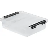 Smartstore Boîte de rangement "SmartStore Classic", 1 litre, (L x l x H) : 21 x 17 x 6 cm, transparente – Pack de 10