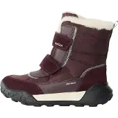 Geox Bottes de neige 'TREKKYUP' bourgogne / argent