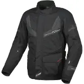 Sonstiges Veste textile imperméable Macna Rancher pour moto, noir/gris, 2XL