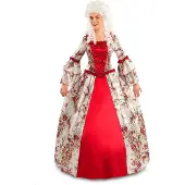 MOM Colonial Woman Costume Rouge S Enfants