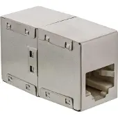 InLine 69990 Patchkabelkupplung Cat.5e, 2x RJ45 Buchse, geschirmt
