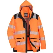 Portwest Veste de sécurité 5 en 1 avec 10 poches Orange XXL (XXL)