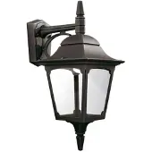 Elstead Lighting Applique d'extérieur noire classique E27 60 W Chapel Elstead