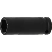 Bgs Douille longue ? choc 6 pans carr? 12.5 mm 1/2" taille 19 mm