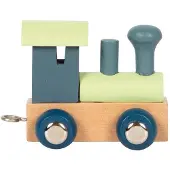Small Foot Buchstabenzug Polar Lokomotive birke & schieferblau
