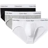 Calvin Klein Slip gris chiné / noir / blanc cassé