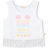 Billieblush U20936 Sleeveless T-shirt Blanc 24 Months Fille