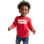 Levi's T-Shirt rouge / blanc