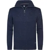 Petrol Industries M-3050-kwc258 Half Zip Sweater Bleu 3XL Homme