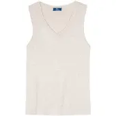 Tbs Adinadeb Sleeveless T-shirt Beige L Femme