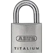ABUS Cadenas cylindrique 64TI/20 largeur du corps de verrou 20 mm Titalium fermeture