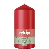 Bolsius Stumpenkerze 120/58mm zartrot (1 pcs)