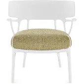 Kartell A.I. Lounge Indoor | White|White-Yellow