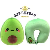 Puckator Oreiller de voyage 2en1, Coussin de voyage, Vert