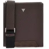 GUESS Torino Flat Crossbody Marron Homme