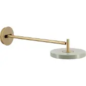 UMAGE Applique Murale , Asteria Long, dimmable, Or / laiton, Salon / séjour, Métal, Design