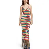 Scotch & Soda Intarsia Sleeveless Dress Multicolore XS Femme
