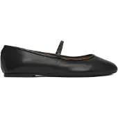 Ralph Lauren Ballerines à lanières 'JAYNA' noir