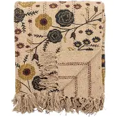 Bloomingville Couverture Eydis Nature Recycled Cotton
