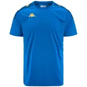 Kappa Gianto Short Sleeve T-shirt Bleu 10 Years Enfants