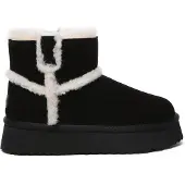 EVER AU Boots 'Barren' noir / blanc cassé