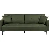 Beliani Canapé-Lit Lucan Vert Foncé