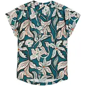 Garcia G50230 Short Sleeve Blouse Bleu S Femme