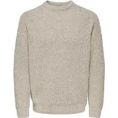 Only & Sons Pull-over 'ONSJoin' beige chiné