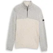 Tom Tailor Pull-over greige / gris clair