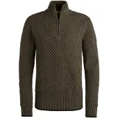 PME Legend Pull Structure Half Zip Beluga Vert