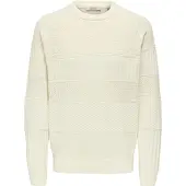 Only & Sons Pull-over 'ONSALKAN' blanc
