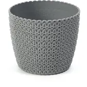 Lamela Flowerpot Magnolia 736-27, plastic, Ø 30 cm, grey