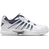 K-Swiss Chaussures de Tennis K Swiss Men Receiver V Omni White Peacoat Silver-Taille 40