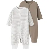 TWO SOON Pyjama brocart / blanc