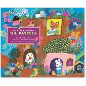 Eeboo - Oil Pastels 36 pcs - Yumi's Mushroom House (EPAS174) (36x)