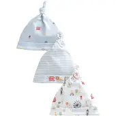 Next Bonnet 'London' bleu clair / marron / rouge / blanc