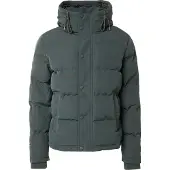 Superdry pour homme. M5011743A Veste Everest Short Hooded Puffer green (XXL), Casuel, Vert, Polyester