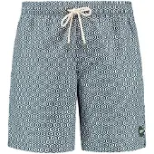 Shiwi Shorts de bain 'Mike' vert foncé / blanc