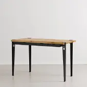 TIPTOE Monochrome Bureau Reclaimed Wood | Graphite Black