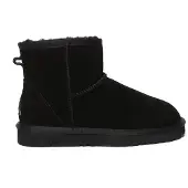 EVER AU Boots 'Ostrich' noir