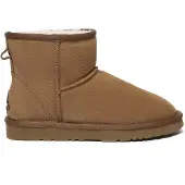 EVER AU Boots 'Ostrich' marron châtaigne