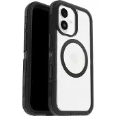 Otterbox Defender Pro XT iPhone 17 Back Cover avec Aimant MagSafe Transparent Bord Noir