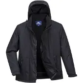 Portwest Veste de loisirs doublée polaire, imperméable Noir XXL (XXL)