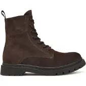 Tamaris Bottines à lacets brun foncé