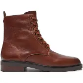 Caprice Bottines à lacets cognac