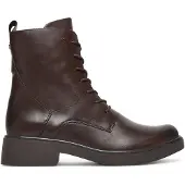 Caprice Bottines à lacets brun foncé
