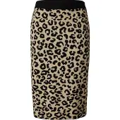 ONLY Carmakoma Jupe 'CARIbi' beige chiné / noir