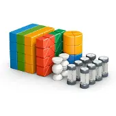 Geomag Magicube 4 Shapes Recycled Bulk 128 pcs (087177)
