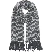 JDY Écharpe 'MILEY' gris / noir
